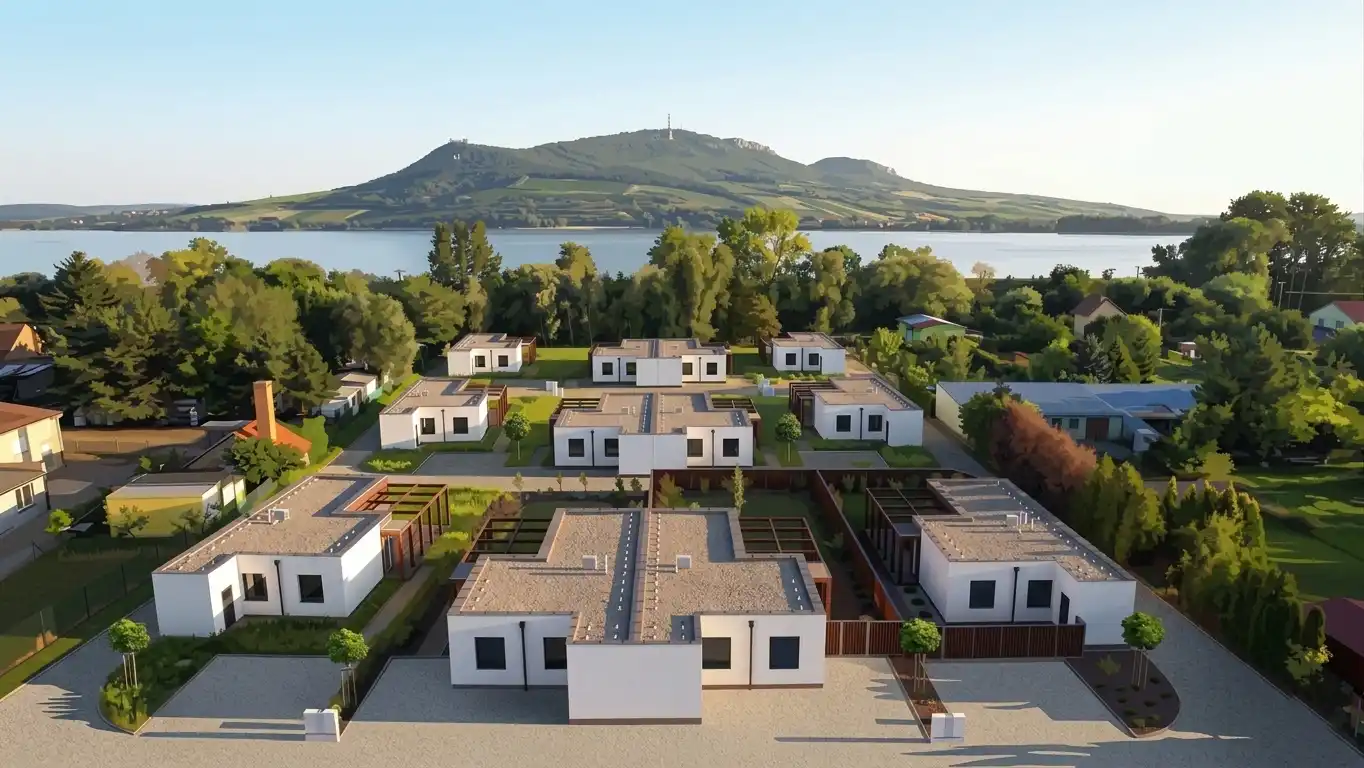 Areál Apartmány na Pálavě – pohled z dronu